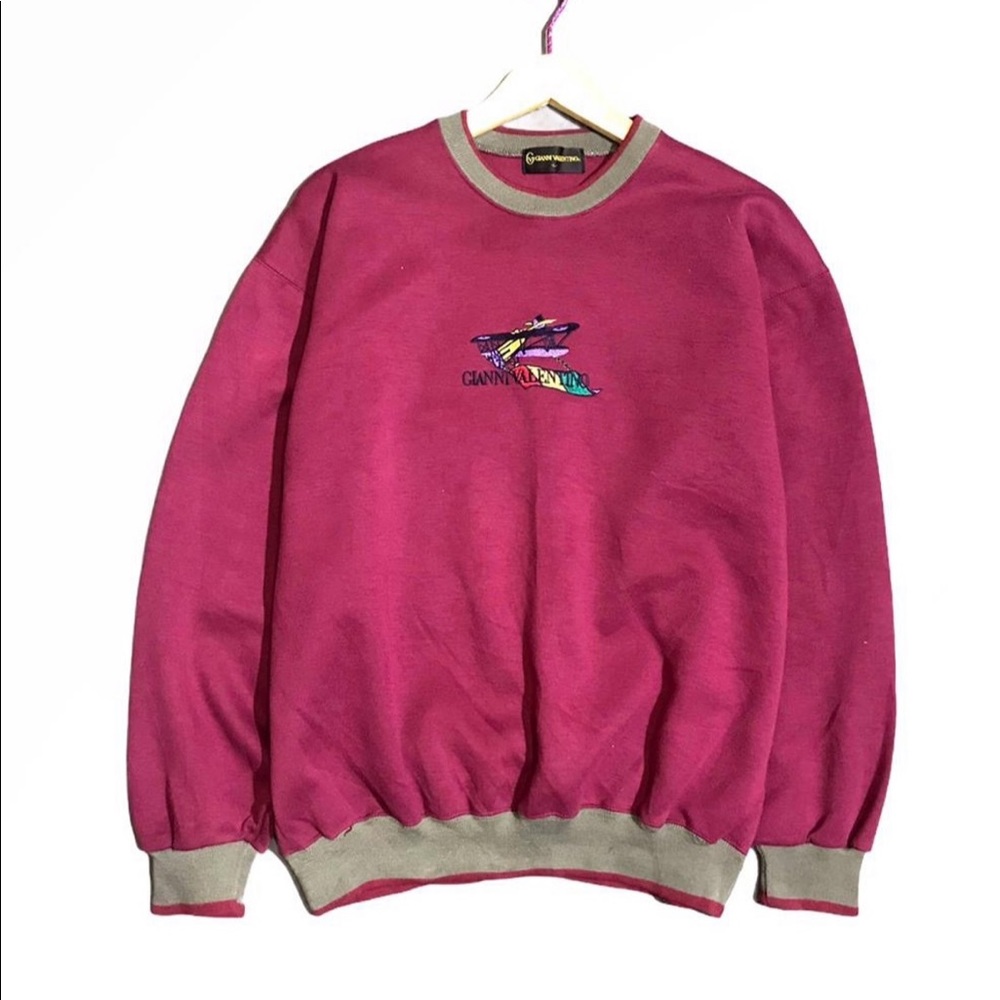Vintage maroon Valentino sweater